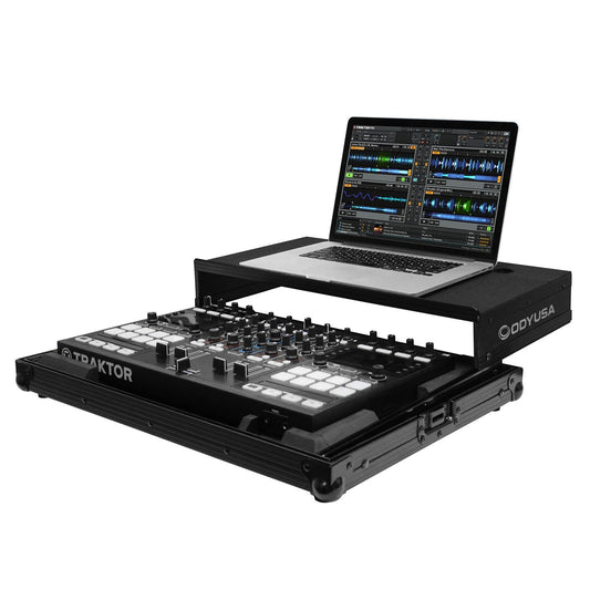 Odyssey FZGSTKS5BL Black Label Glide Case for Traktor Kontrol S4/S5 - ProSound and Stage Lighting