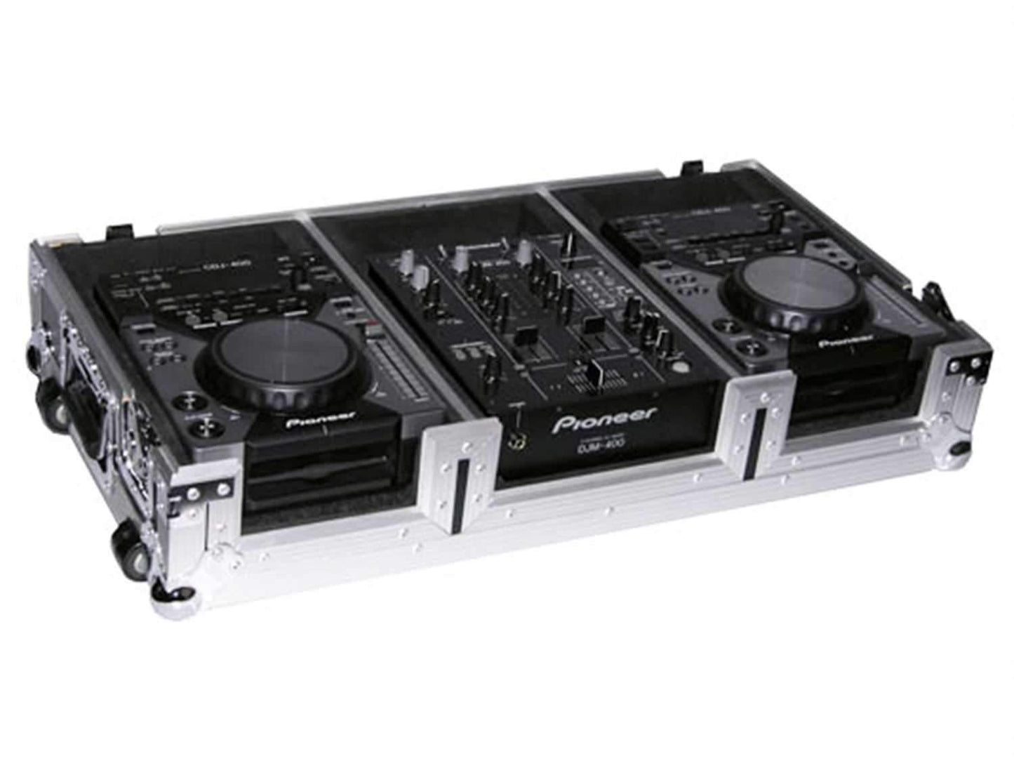 Odyssey FZPI4400 Case For Djm400 And 2 Cdj400 - ProSound and Stage Lighting