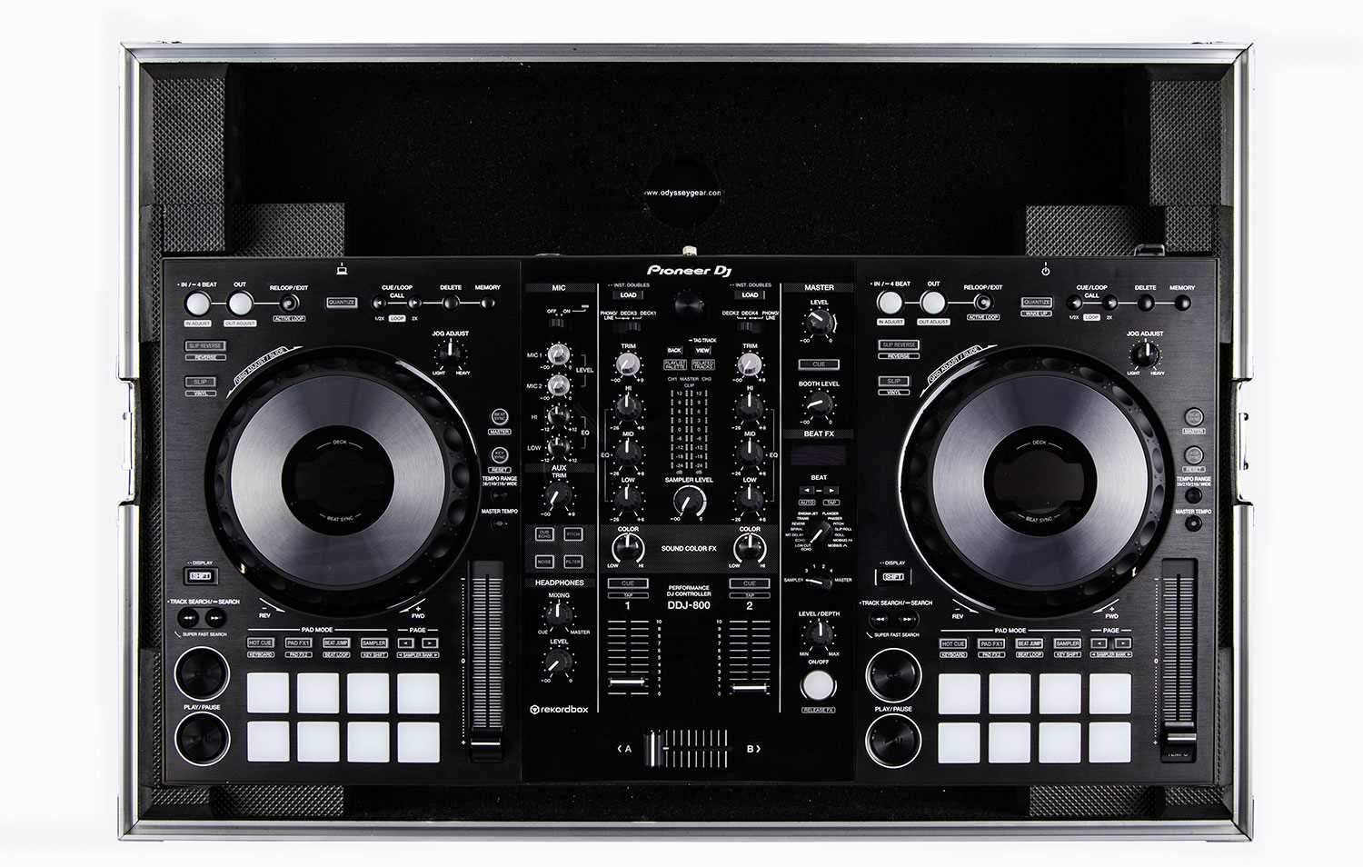 Odyssey FZPIDDJ800 DJ Controller Case for Pioneer DJ DDJ-800