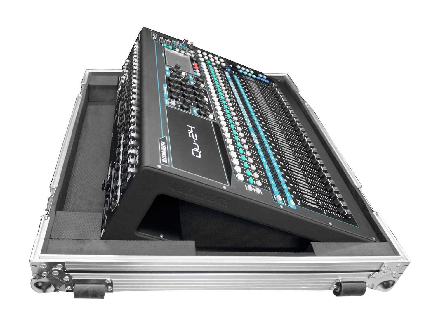 Odyssey FZQU24W Allen & Heath QU-24 Mixer Case with Wheels – Solotech