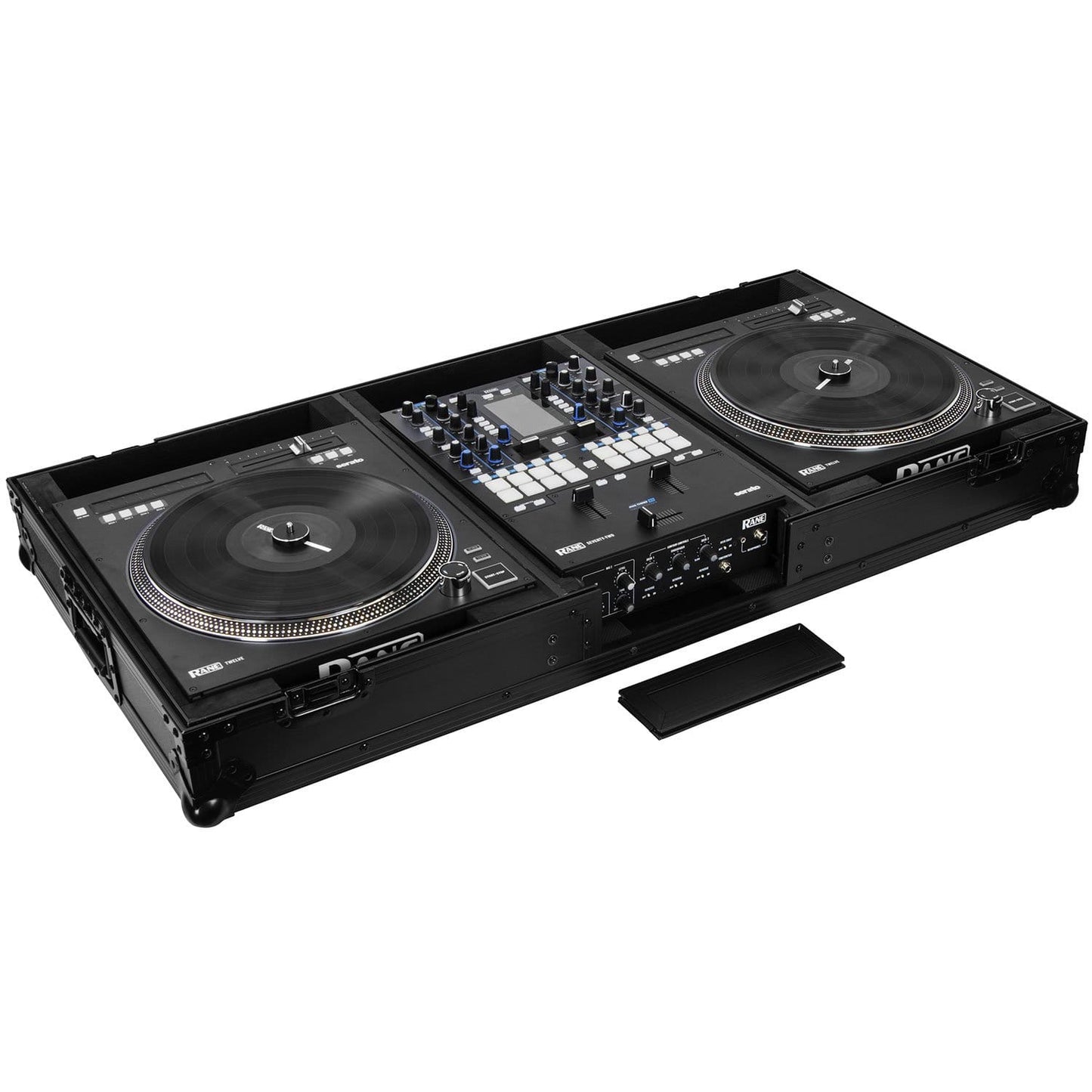 Odyssey FZRANE1272WBL Black Label DJ Coffin for Rane Seventy-Two & Twelve - ProSound and Stage Lighting