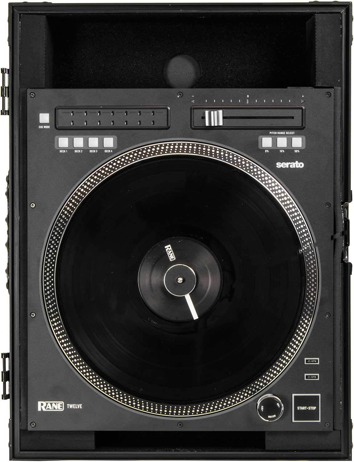 Odyssey FZRANE12BL Black Case for Rane Twelve DJ Turntable - ProSound and Stage Lighting