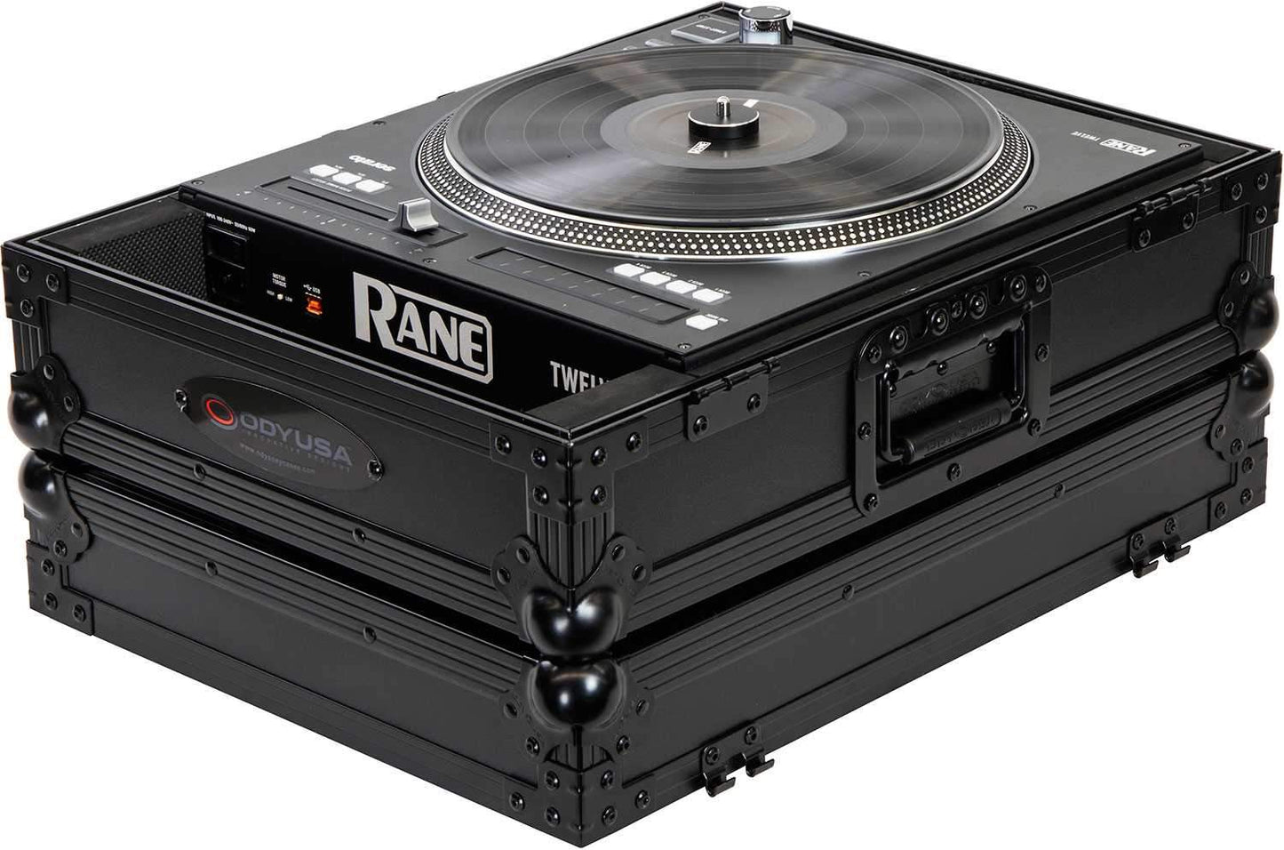 Odyssey FZRANE12BL Black Case for Rane Twelve DJ Turntable - ProSound and Stage Lighting