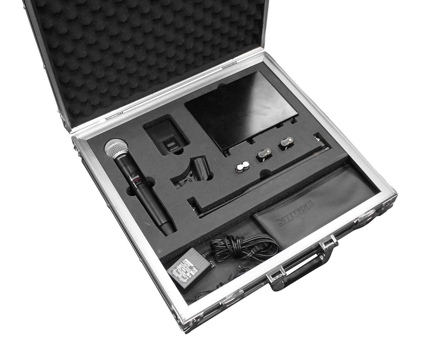 Odyssey Flight Case for Shure QLXD1 Handheld Wireless System - ProSound and Stage Lighting