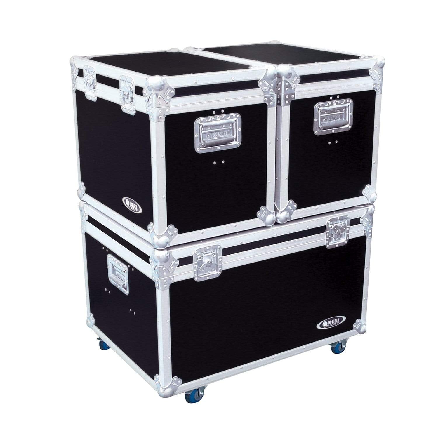 Odyssey FZTP090W Triple Utility Trunk Touring Set - ProSound and Stage Lighting