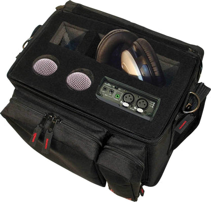 Gator GBROADCASTER Pro Digital Field Recorder Bag - ProSound and Stage Lighting