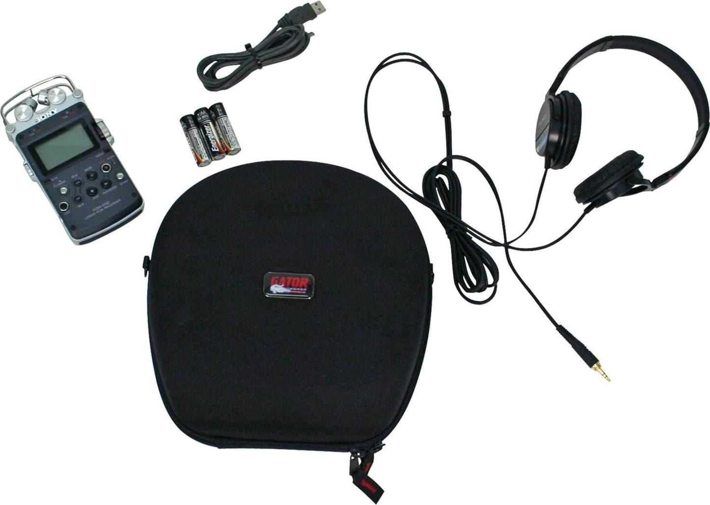 Gator GMICROPACK Micro Recorder & Headphone Case - ProSound and Stage Lighting