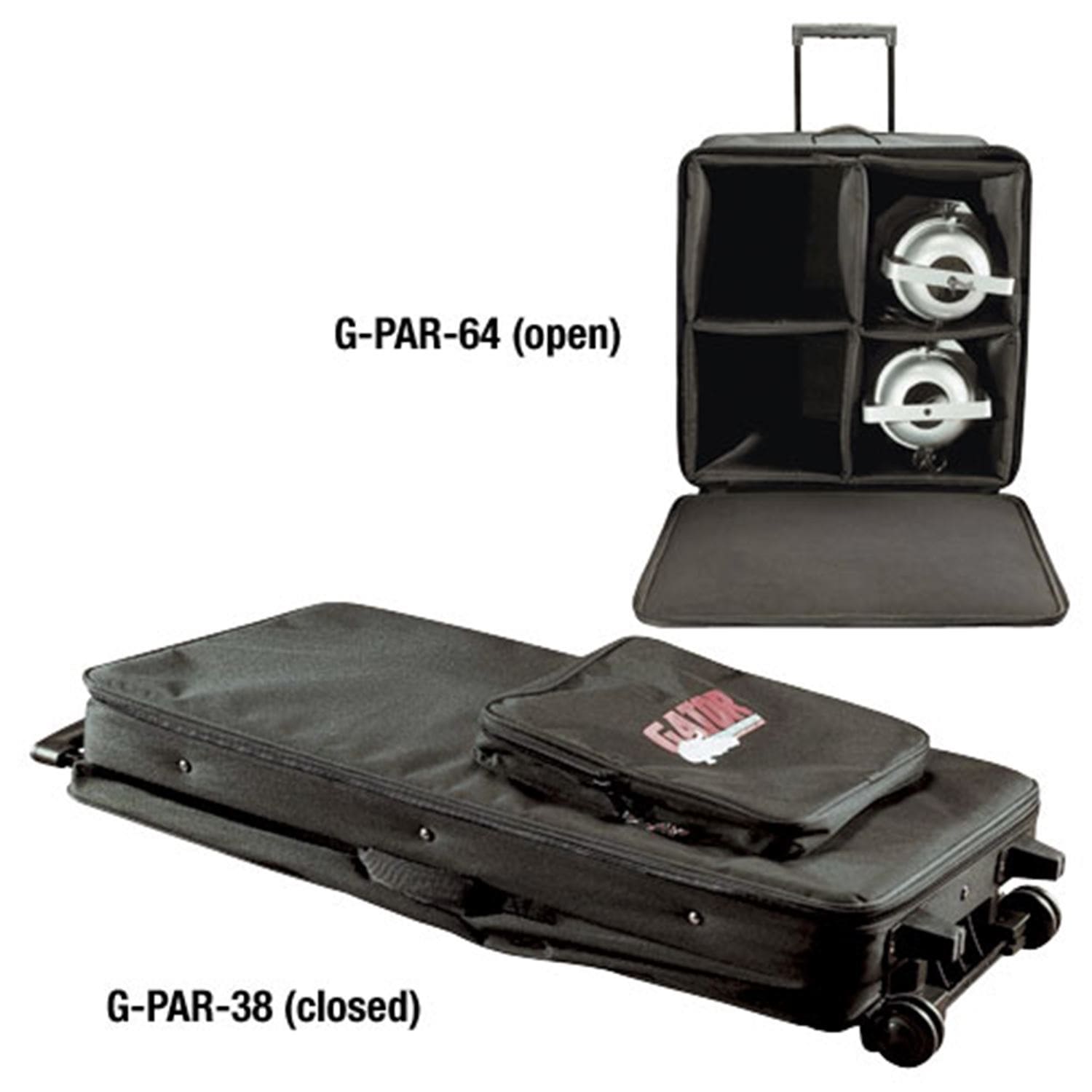 Gator GPAR64 Collapsible Par 64 Soft Case - ProSound and Stage Lighting