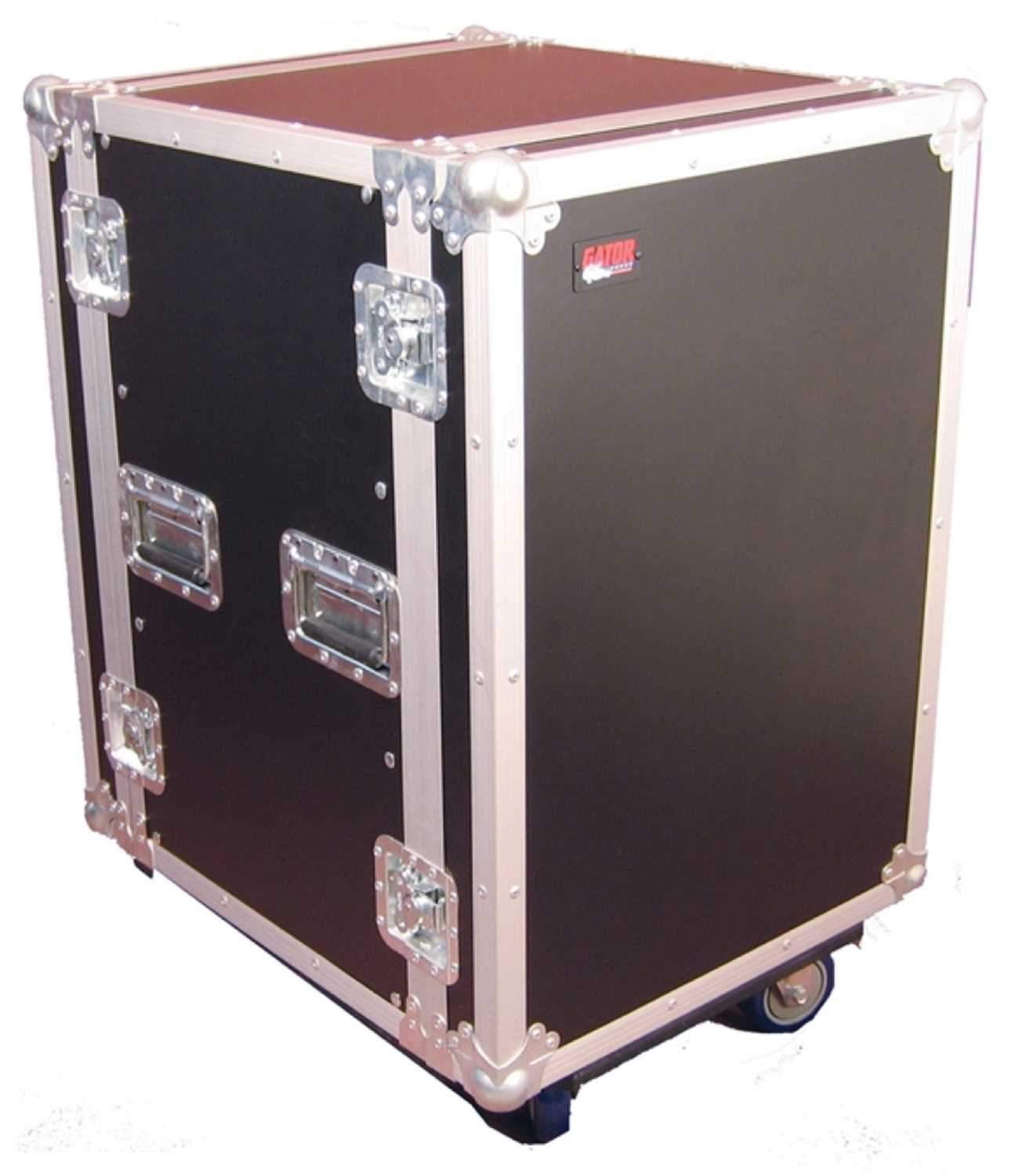 Gator GTOUR12UCAST 12 Space Rack Case with Casters - ProSound and Stage Lighting