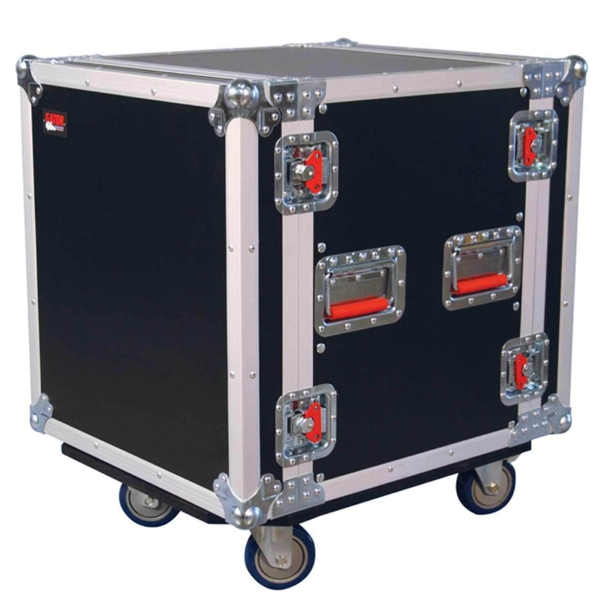 12 Space Rack Gator GTOUR12UCAST 12 Space Rack Case with Casters – Solotech