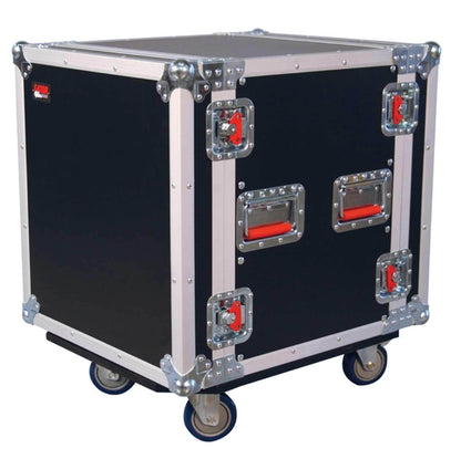 Gator GTOUR12UCAST 12 Space Rack Case with Casters - ProSound and Stage Lighting