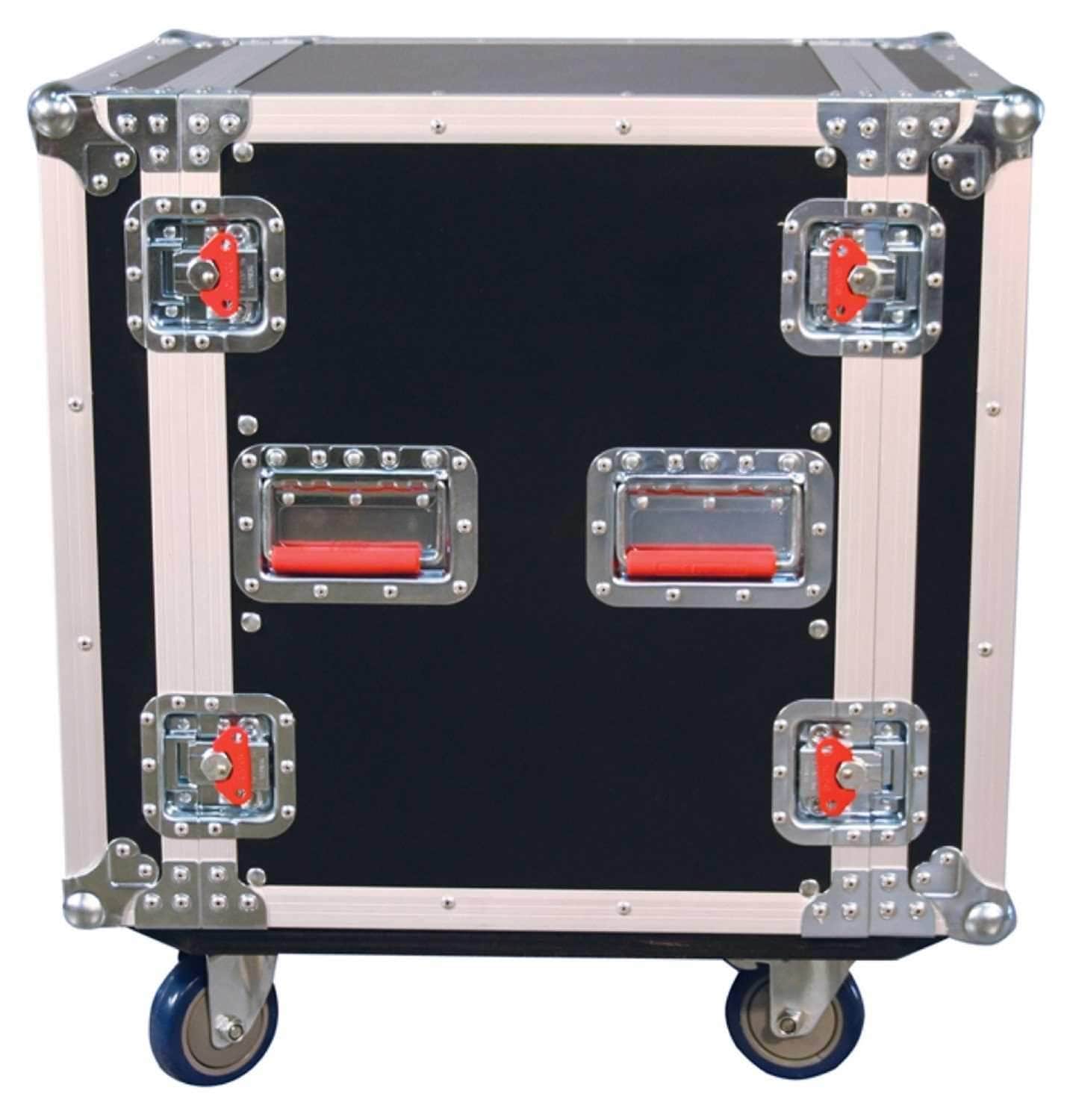 Gator GTOUR12UCAST 12 Space Rack Case with Casters - ProSound and Stage Lighting