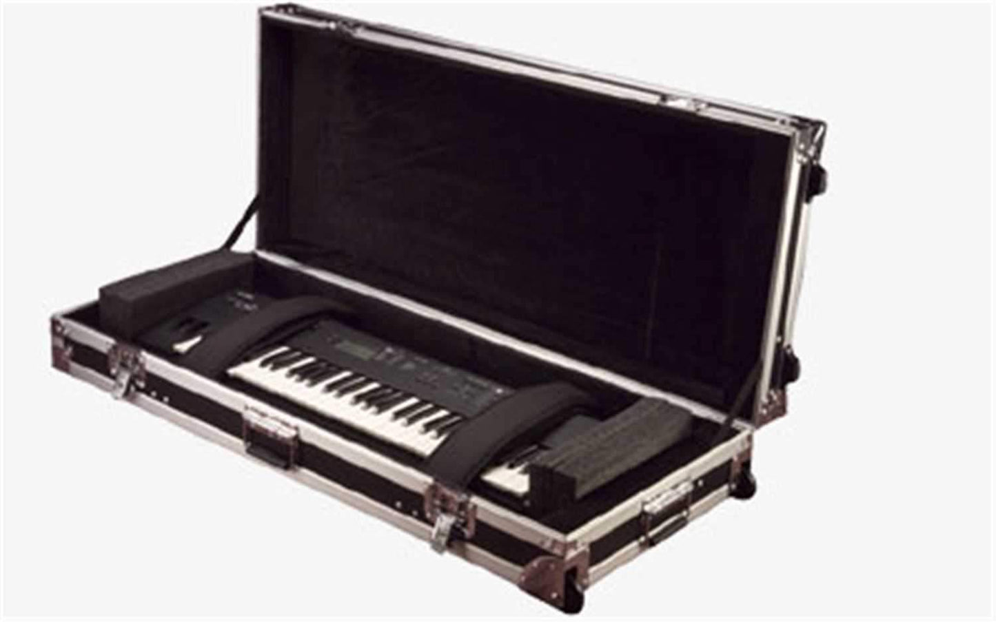 Gator GTOUR76 Rolling ATA 76-Note Keyboard Case - ProSound and Stage Lighting