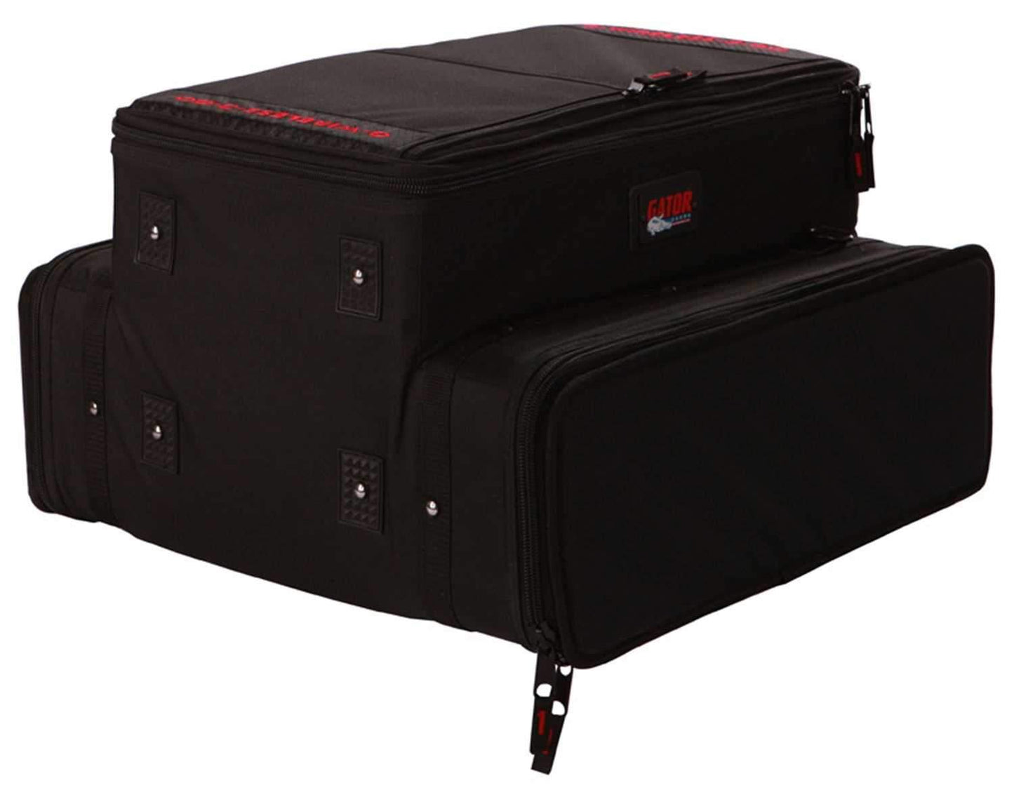 Gator GWIRELESS3GO 3U Rack Case For 4 Wireless Mic - ProSound and Stage Lighting