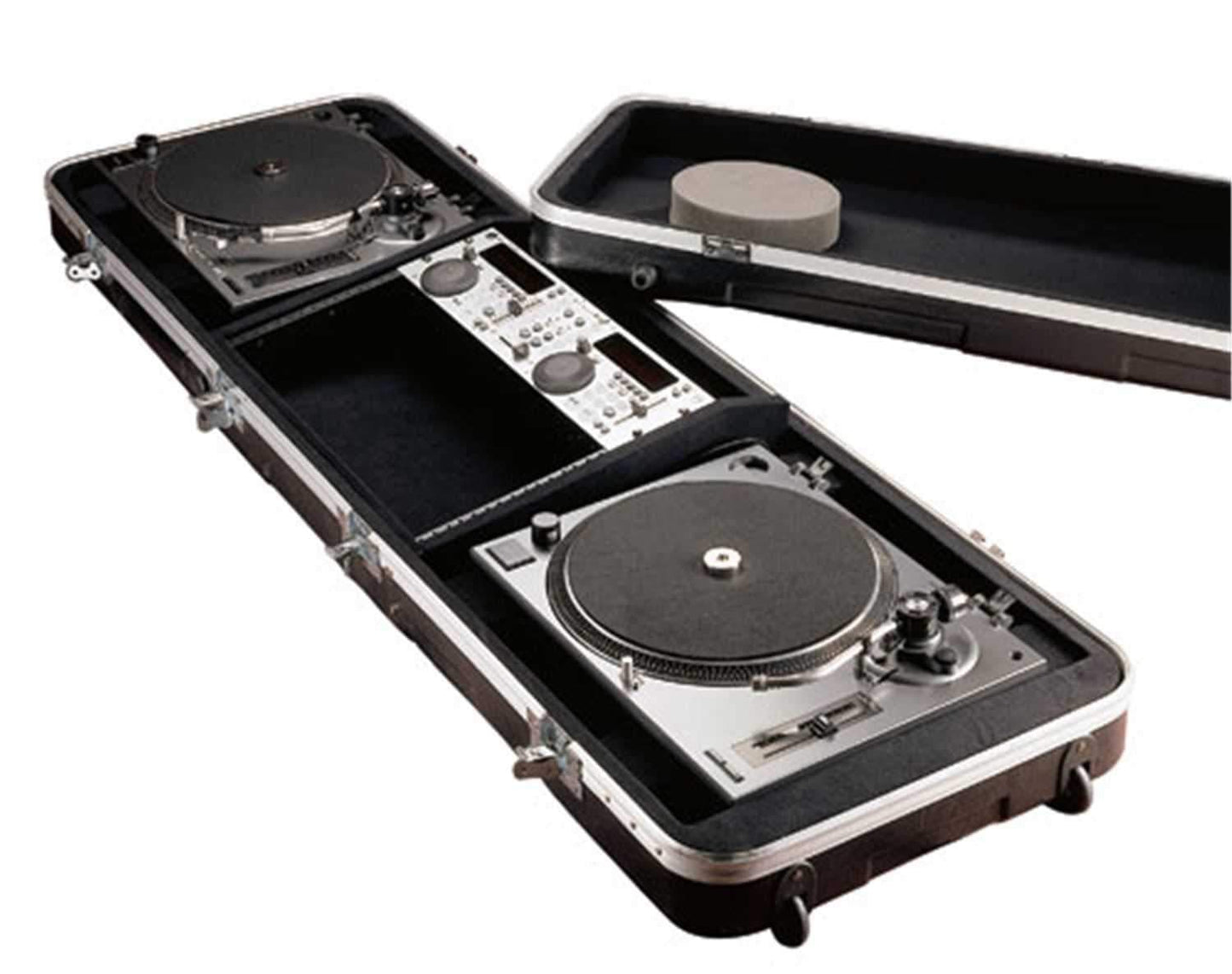 Gator GDJCOFFIN19 2 Turntable ATA Case For 19 Mix - ProSound and Stage Lighting
