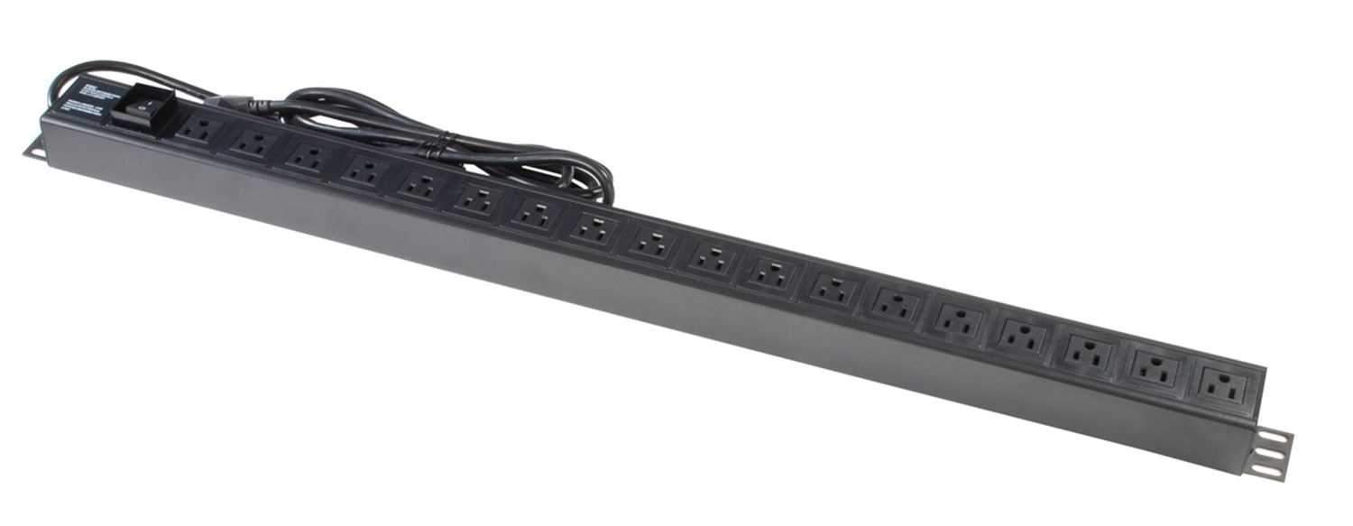 Gator GEPDU18UL 18 Outlet Rackmount Power Station - ProSound and Stage Lighting