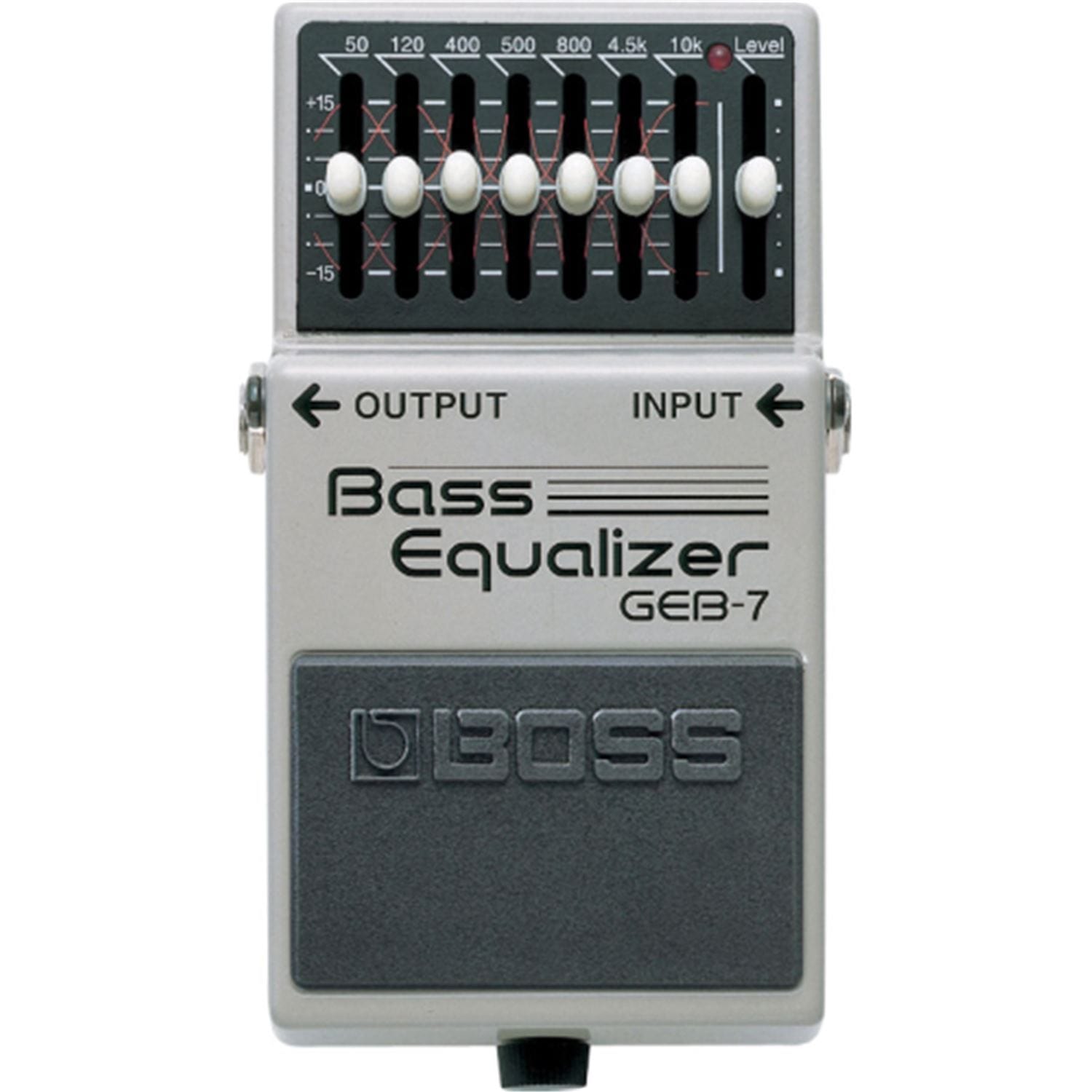 Boss GEB-7 Bass Equalizer 7 Band Graphic - ProSound and Stage Lighting