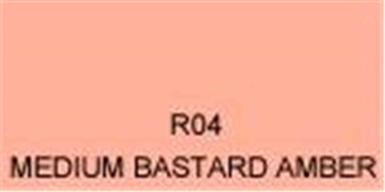 Rosco Roscolux Filter # 04: Medium Bastard Amber