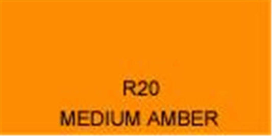 Rosco Roscolux Filter # 20: Medium Amber - ProSound and Stage Lighting
