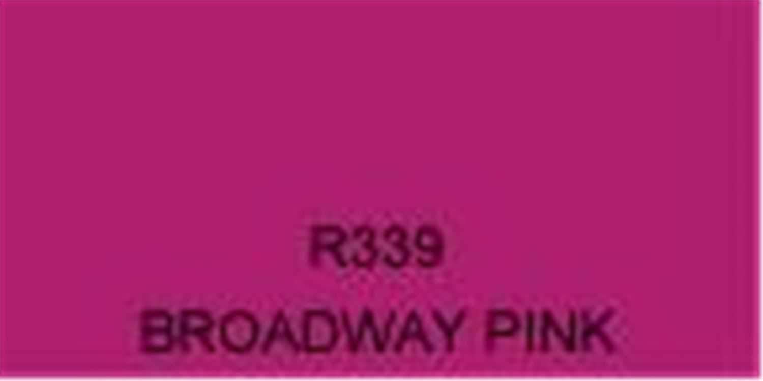 Rosco Roscolux Filter #339: Broadway Pink - ProSound and Stage Lighting