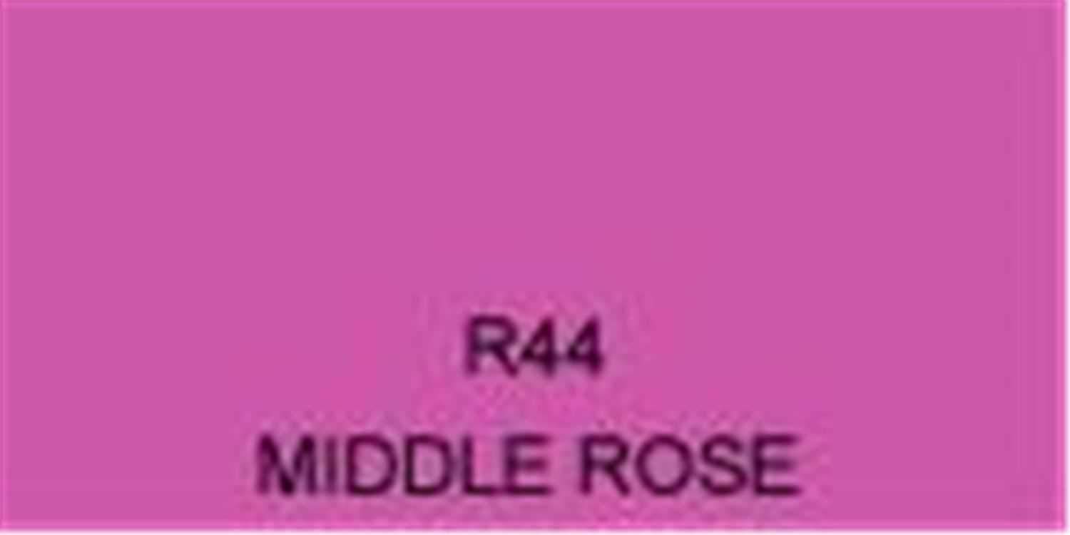 Rosco Roscolux Filter # 44: Middle Rose - ProSound and Stage Lighting