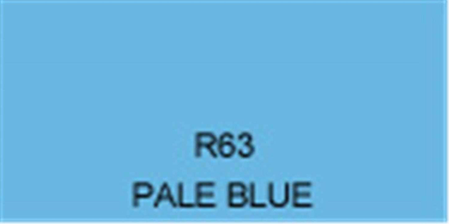 Rosco Roscolux Filter # 63: Pale Blue (Greener) - ProSound and Stage Lighting