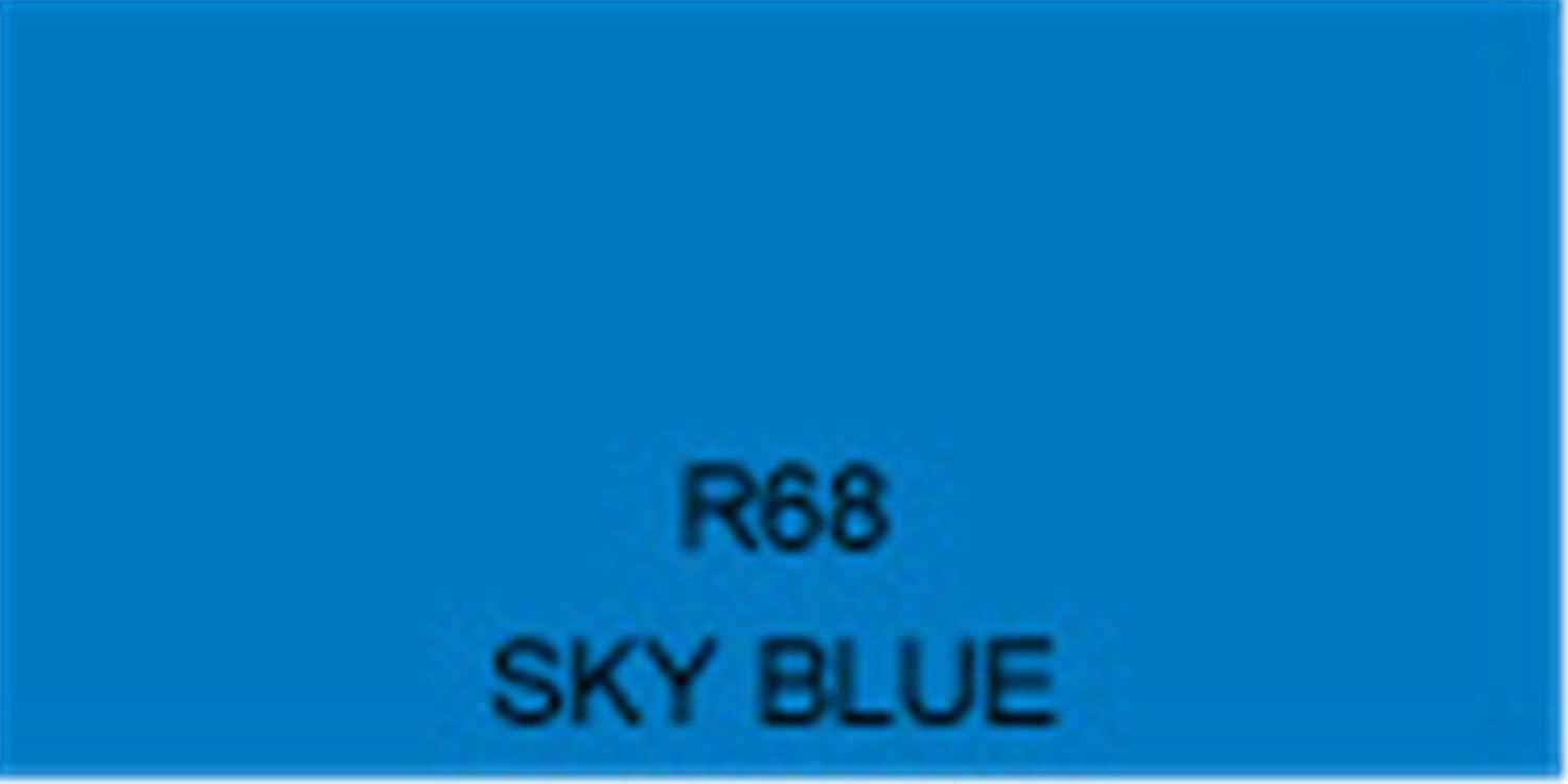 Rosco Roscolux Filter # 68: Sky Blue - ProSound and Stage Lighting