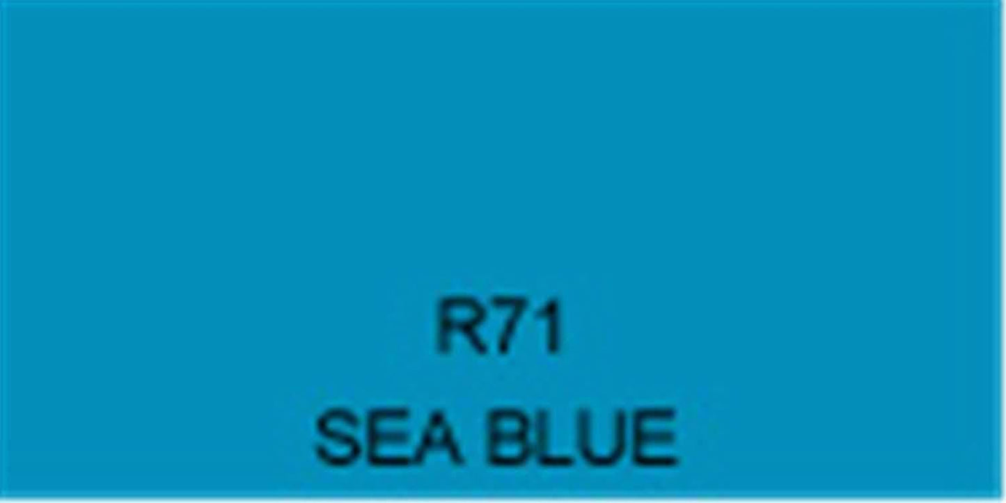 Rosco Roscolux Filter # 71: Sea Blue - ProSound and Stage Lighting