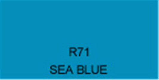 Rosco Roscolux Filter # 71: Sea Blue - ProSound and Stage Lighting