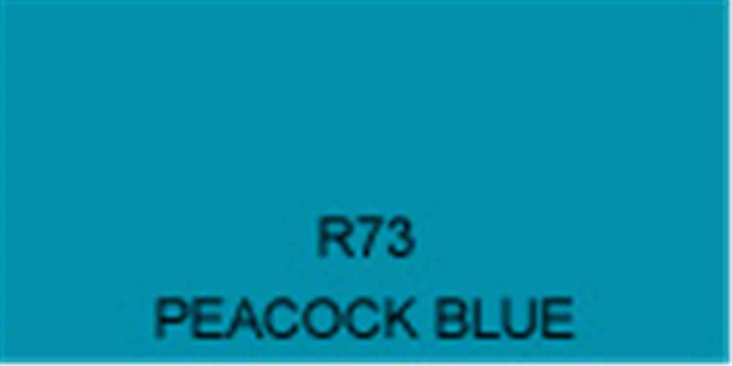 Rosco Roscolux Filter # 73: Peacock Blue - ProSound and Stage Lighting