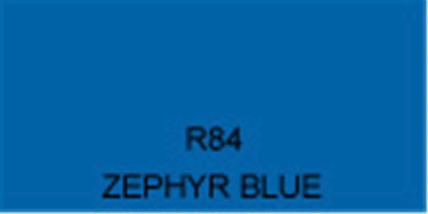 Rosco Roscolux Filter # 84: Zephyr Blue - ProSound and Stage Lighting