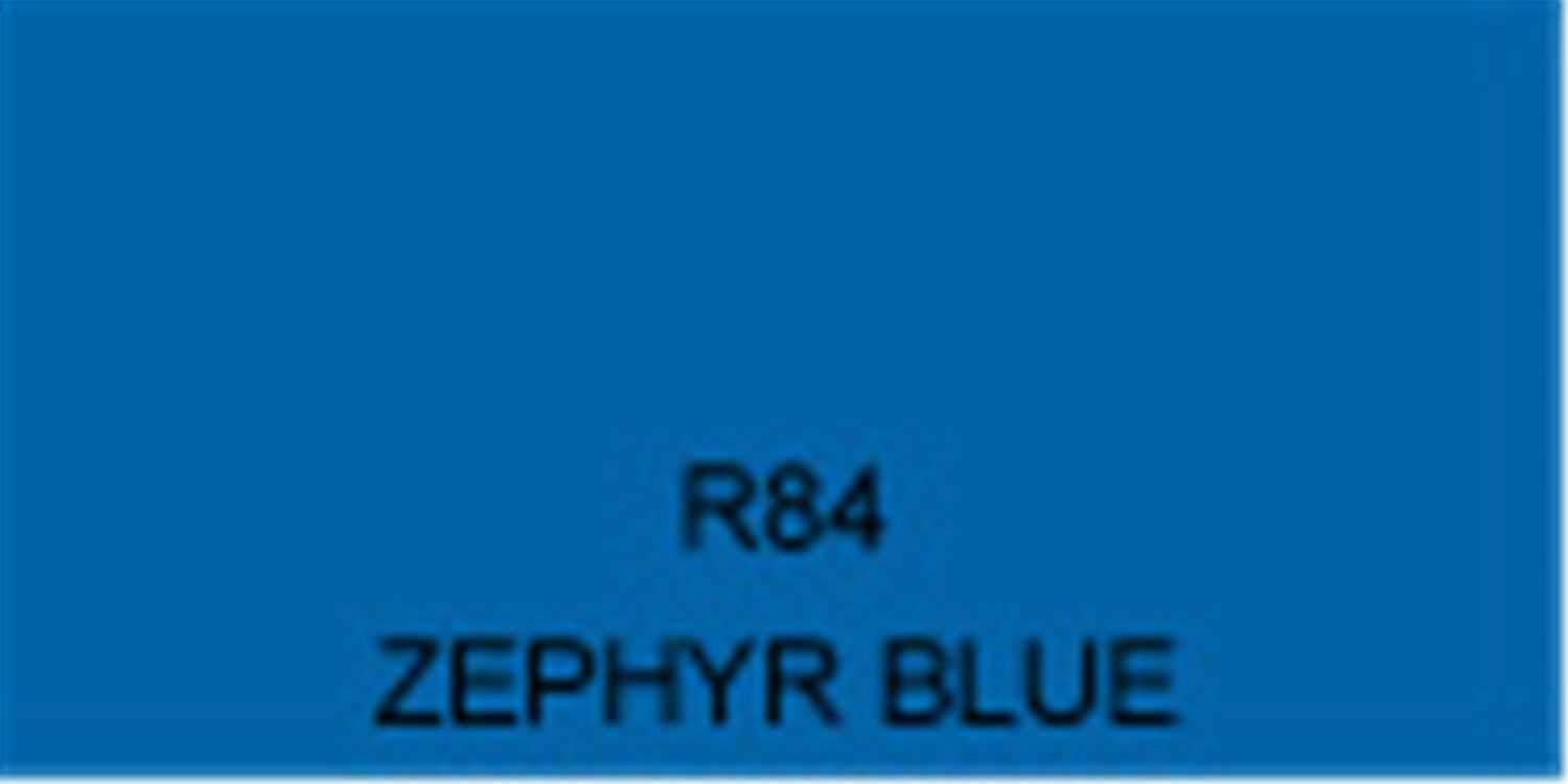 Rosco Roscolux Filter # 84: Zephyr Blue - ProSound and Stage Lighting