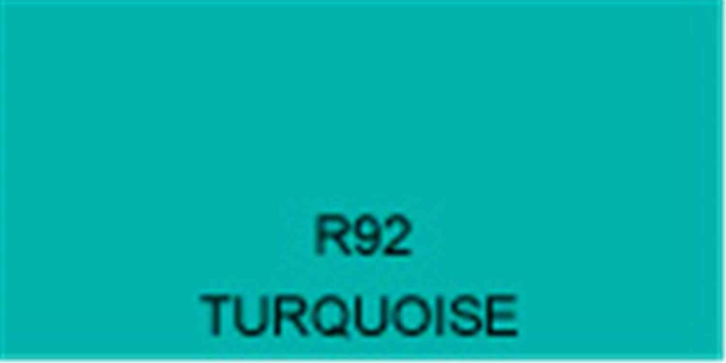 Rosco Roscolux Filter # 92: Turquoise - ProSound and Stage Lighting