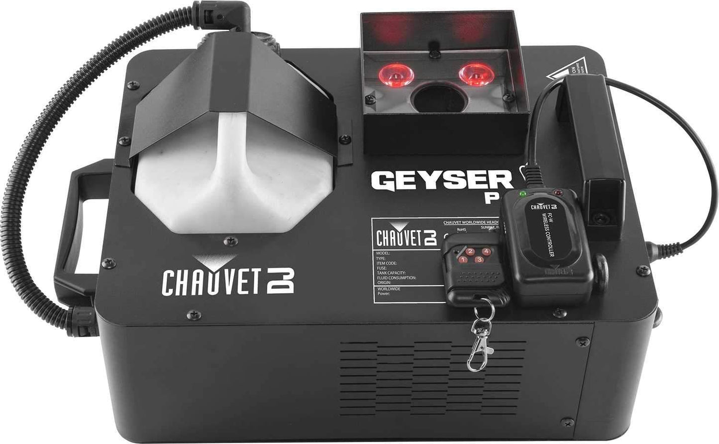 Chauvet Geyser P4 RGBAUV LED Light & Fog Machine - ProSound and Stage Lighting