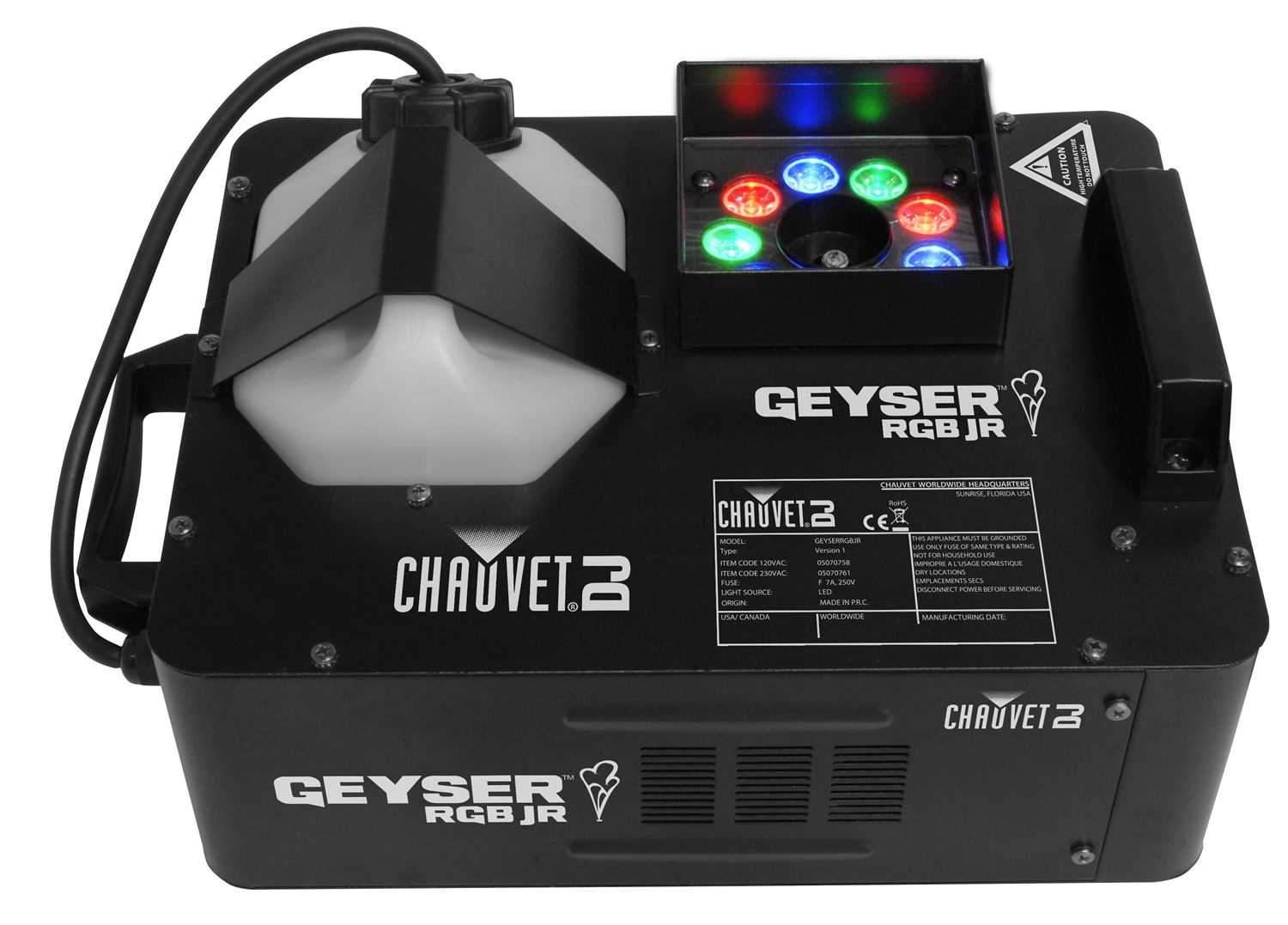 Chauvet Geyser RGB JR LED Light & Fog Machine - ProSound and Stage Lighting