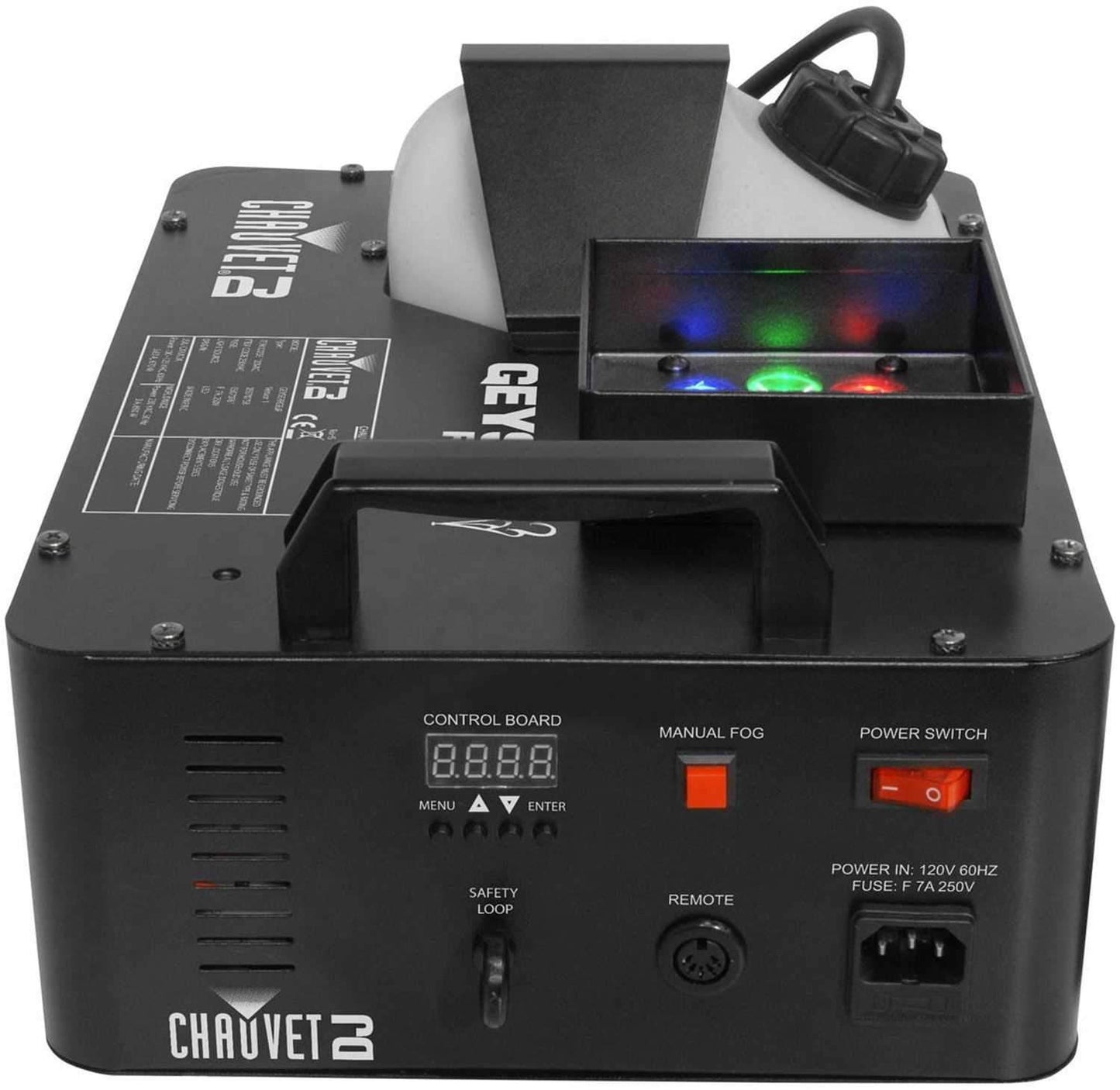 Chauvet Geyser RGB JR LED Light & Fog Machine - ProSound and Stage Lighting