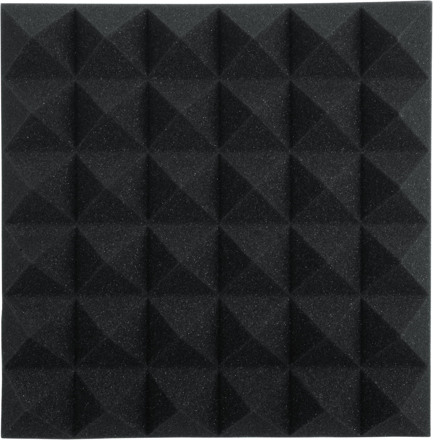 Gator GFW-ACPNL1212PCHA-2PK Pair of 12x12x2-inch Pyramid Foam Charcoal - PSSL ProSound and Stage Lighting