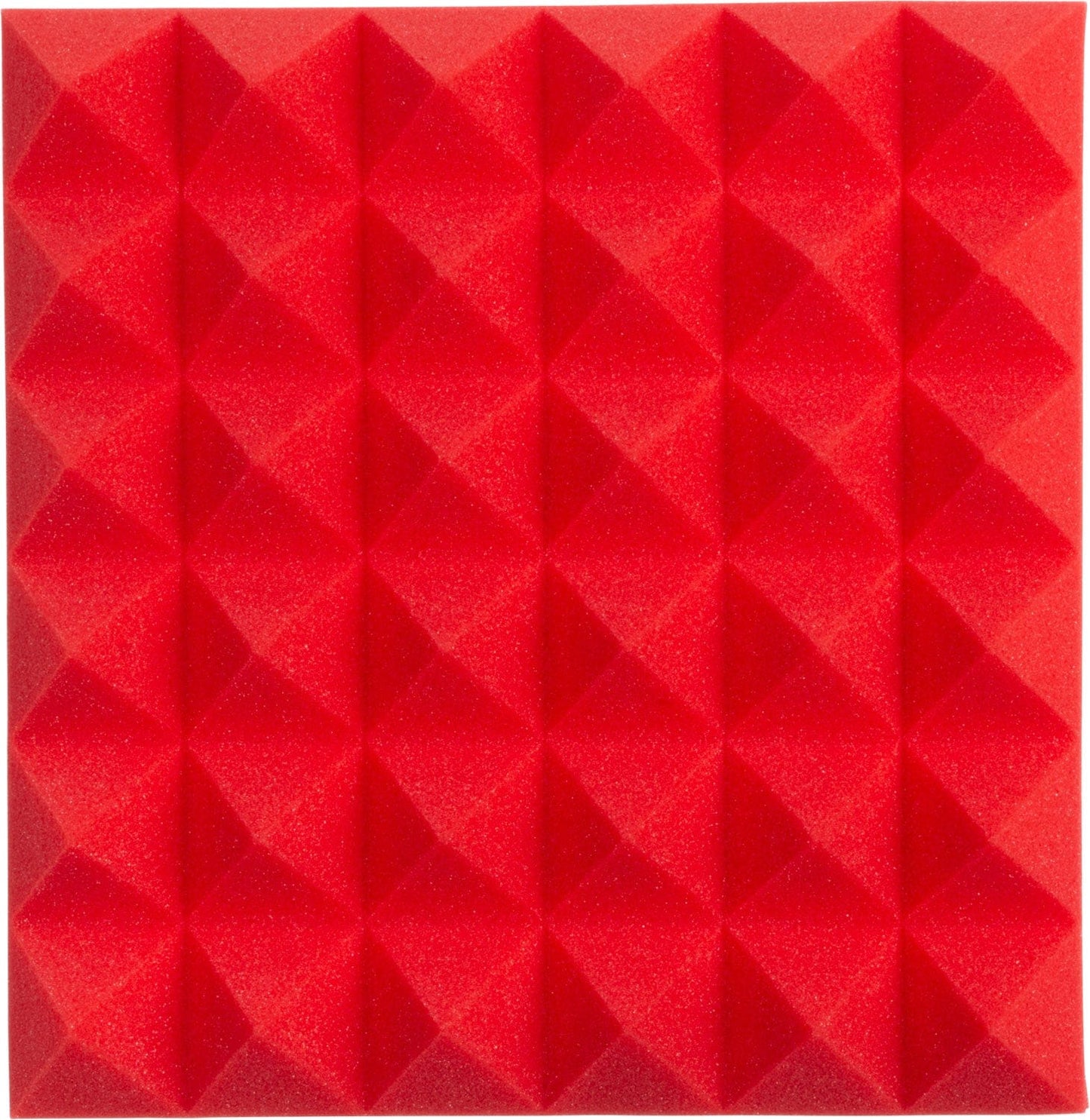 Gator GFW-ACPNL1212PRED-2PK Pair of 12x12x2-inch Pyramid Foam Red - PSSL ProSound and Stage Lighting