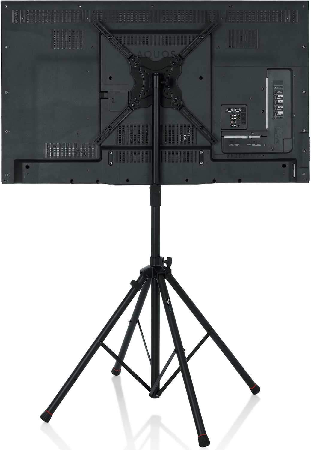 Gator GFW-AV-LCD-25 Frameworks Quad Leg LCD/LED Stand with LiftEEZ Lift - ProSound and Stage Lighting