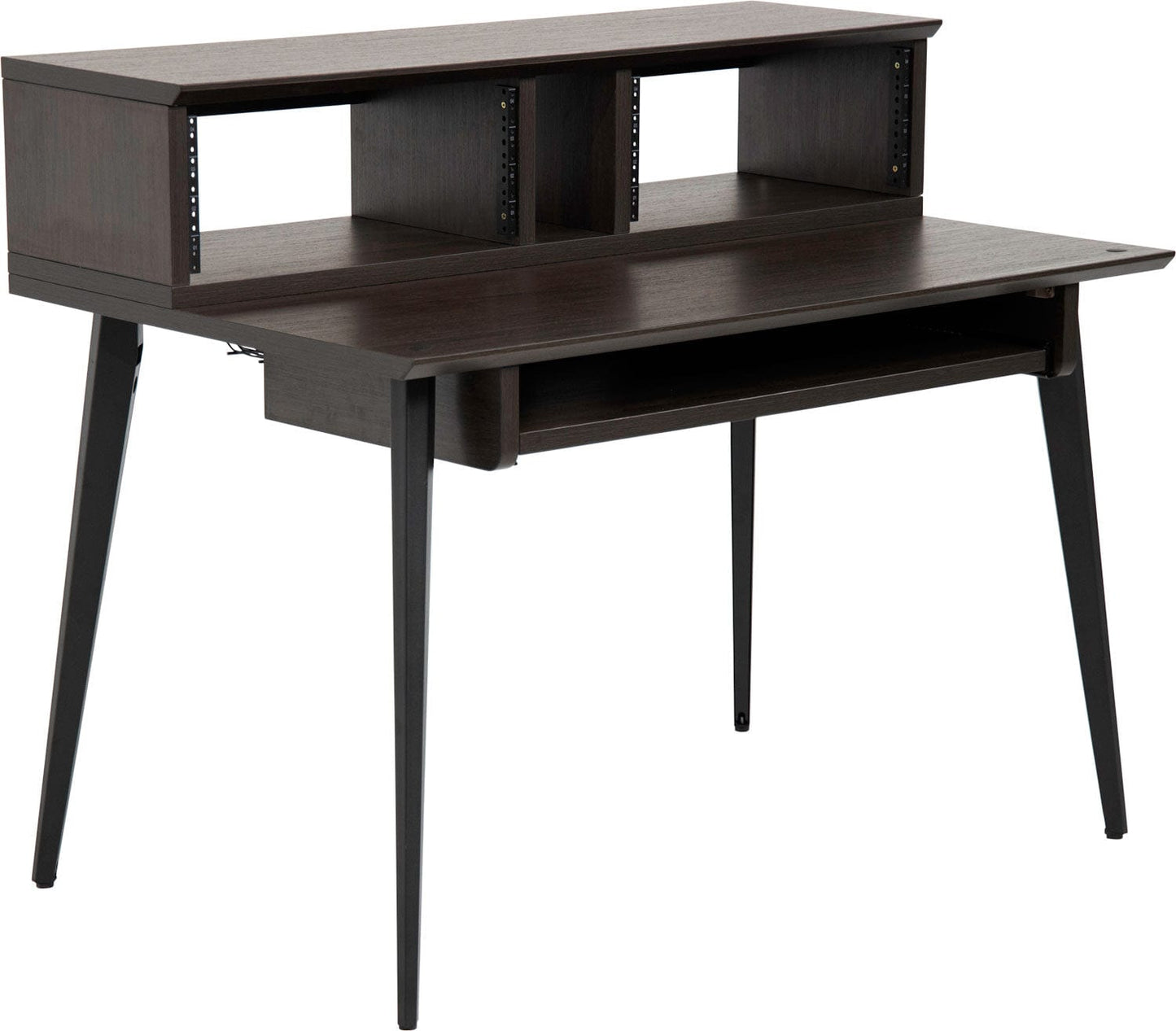 Gator GFW-ELITEDESK-B Elite Furniture Series Main Desk in Dark Walnut - PSSL ProSound and Stage Lighting