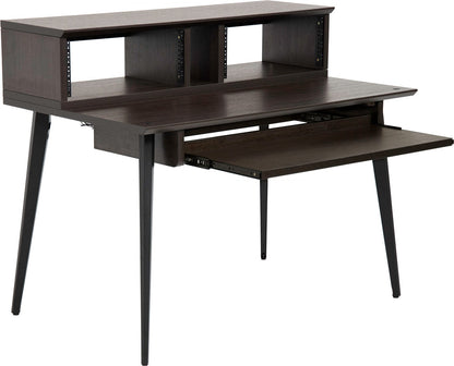 Gator GFW-ELITEDESK-B Elite Furniture Series Main Desk in Dark Walnut - PSSL ProSound and Stage Lighting