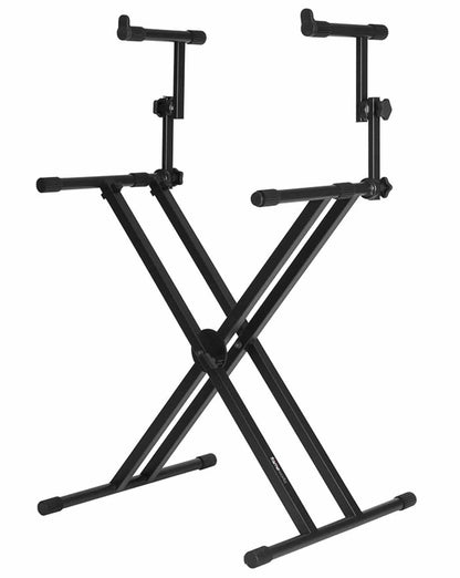 Gator GFW-KEY-5100X Deluxe 2 Tier Keyboard Stand - ProSound and Stage Lighting