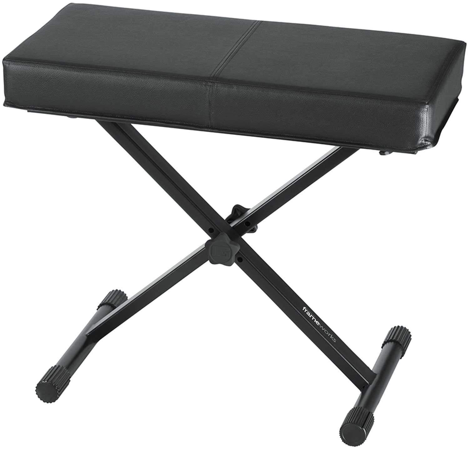Gator GFWKEYBNCH1 Black Keyboard Bench – Solotech