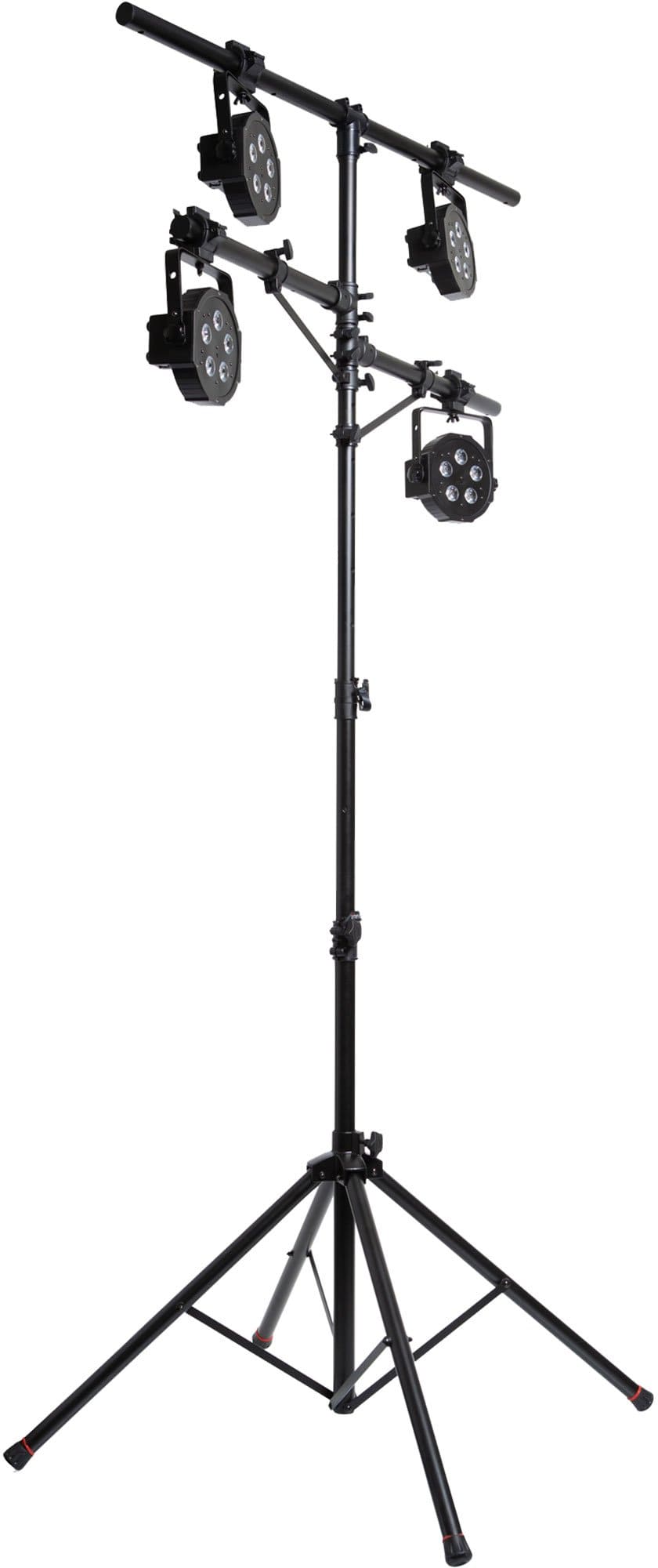 Gator GFW Quad Leg Stand Light Tree With LS1 Top Bars (Non-Piston
