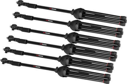 Gator GFW-MIC-6PACKBG Microphone Boom Stand 6-pack with Carry Bag - PSSL ProSound and Stage Lighting