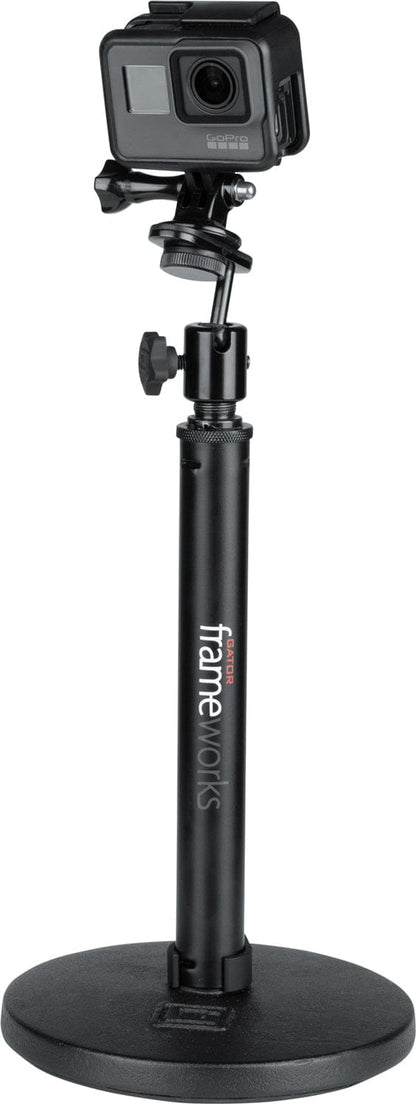 Gator GFW-MIC-CAMERA-MT Ball and Socket Camera Mount Microphone Stand Adapter - PSSL ProSound and Stage Lighting