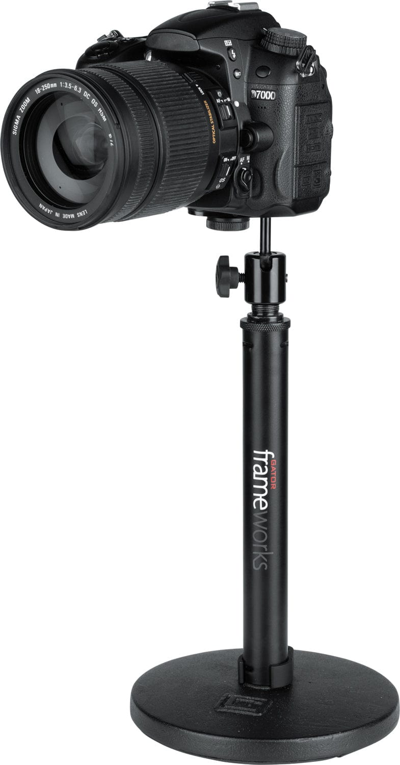 Gator GFW-MIC-CAMERA-MT Ball and Socket Camera Mount Microphone Stand Adapter - PSSL ProSound and Stage Lighting