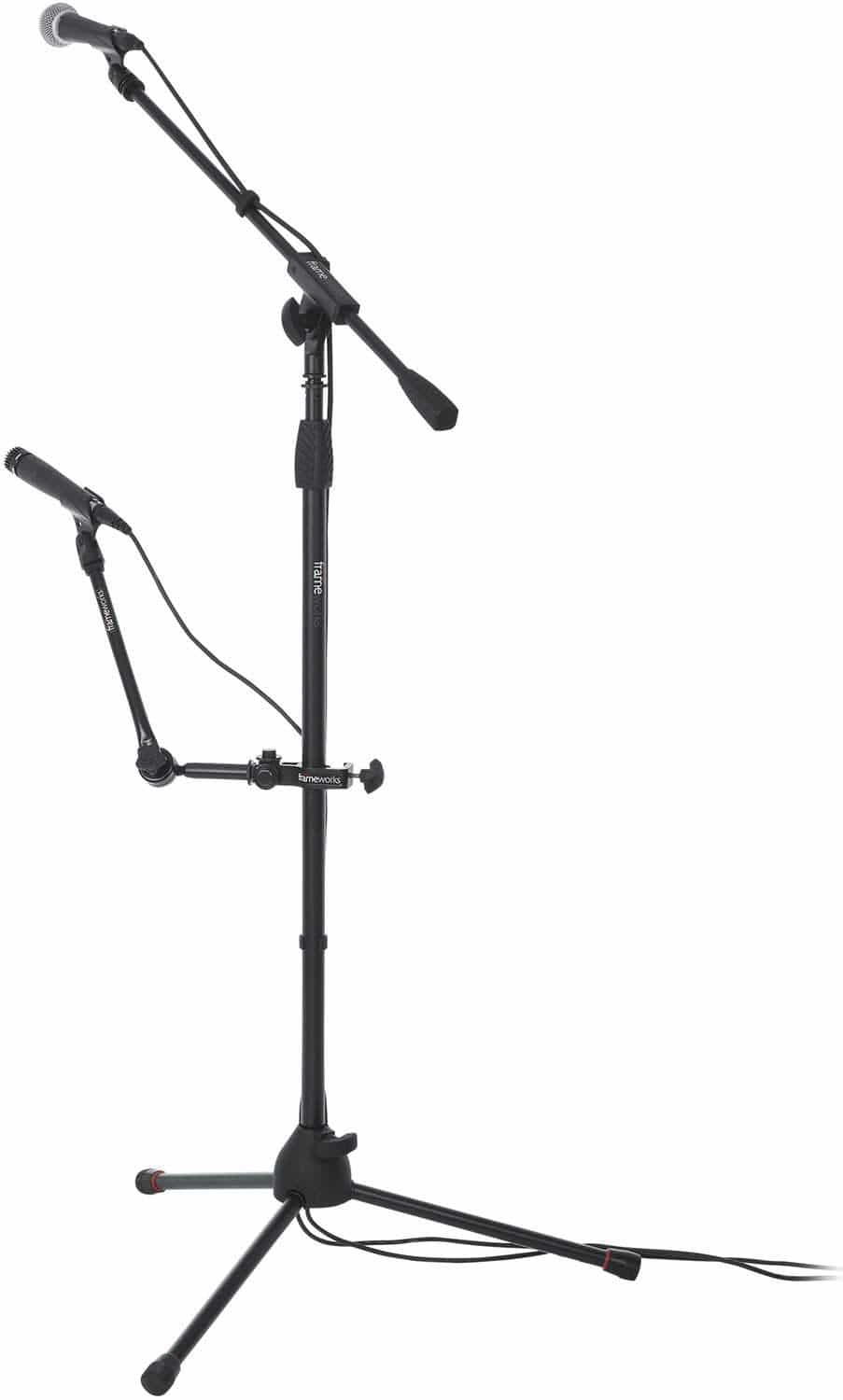 Gator GFW-MIC-MULTIMOUNT Frameworks Mic Stand Mount for 4 Accessories - ProSound and Stage Lighting