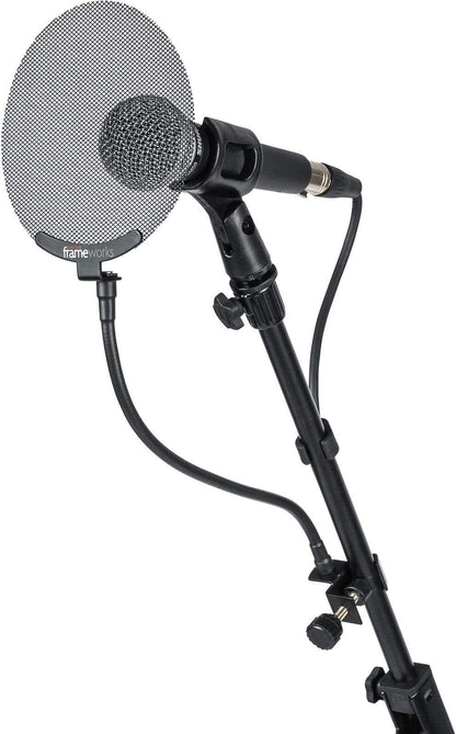 Gator GFW-POPFILTER-MTL Metal Screen Pop Filter - ProSound and Stage Lighting