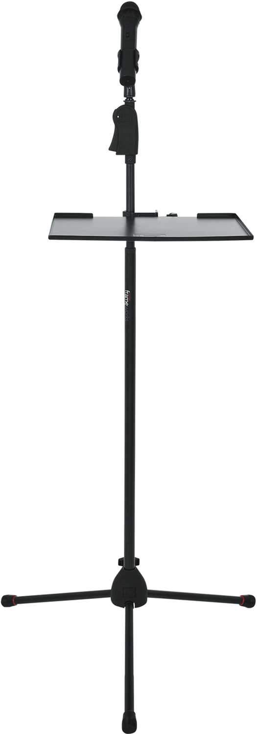 Gator Frameworks 11x15 Mic Stand Accessory Shelf - ProSound and Stage Lighting